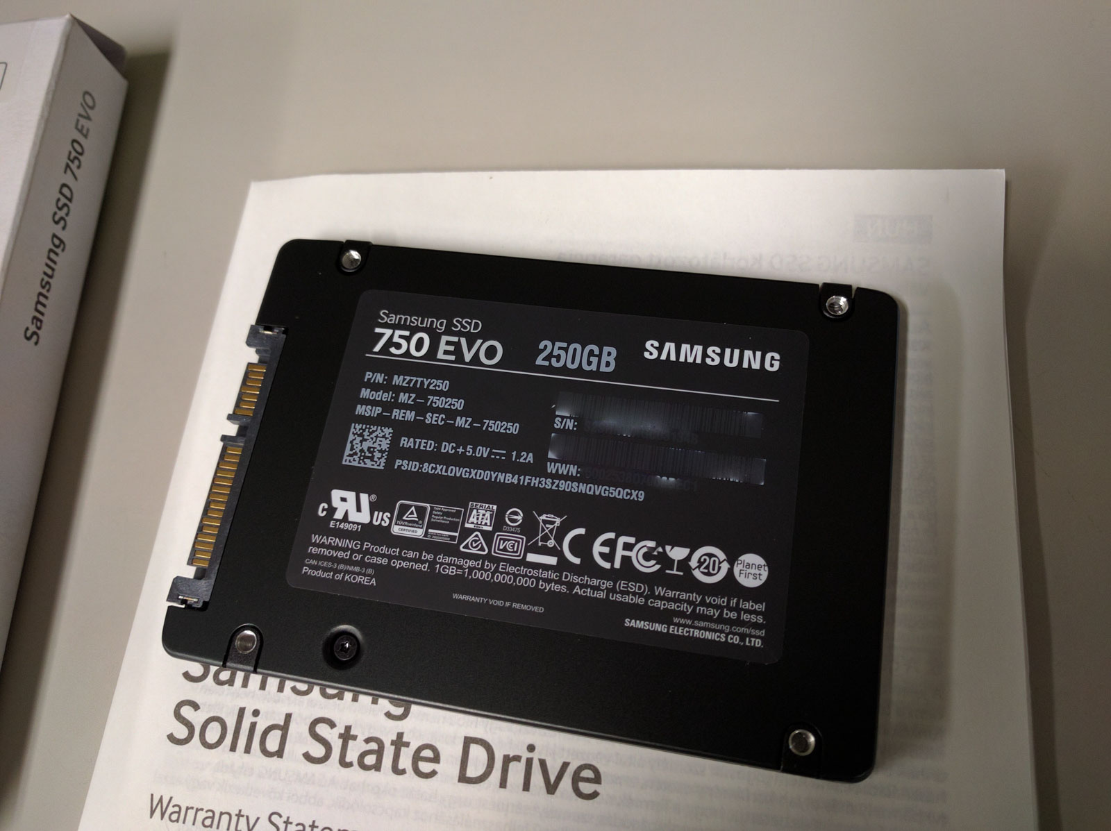 旧世代SSD更新の時が来た、Samsung 750 Music Box